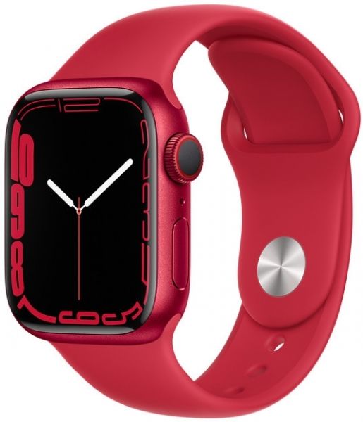 Apple Watch Series 7 GPS + Cellular, 41mm (PRODUCT)RED Alüminyum Kasa (