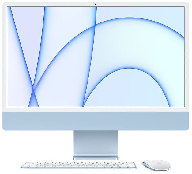 APPLE iMAC M1 ÇİP 8GB 256GB SSD MACOS RETİNA 24'' FHD - MAVİ