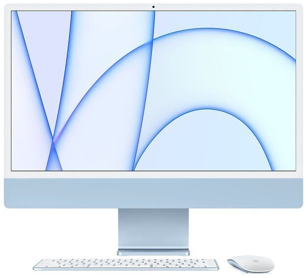 APPLE iMAC M1 ÇİP 8GB 512GB SSD MACOS RETİNA 24'' FHD - MAVİ