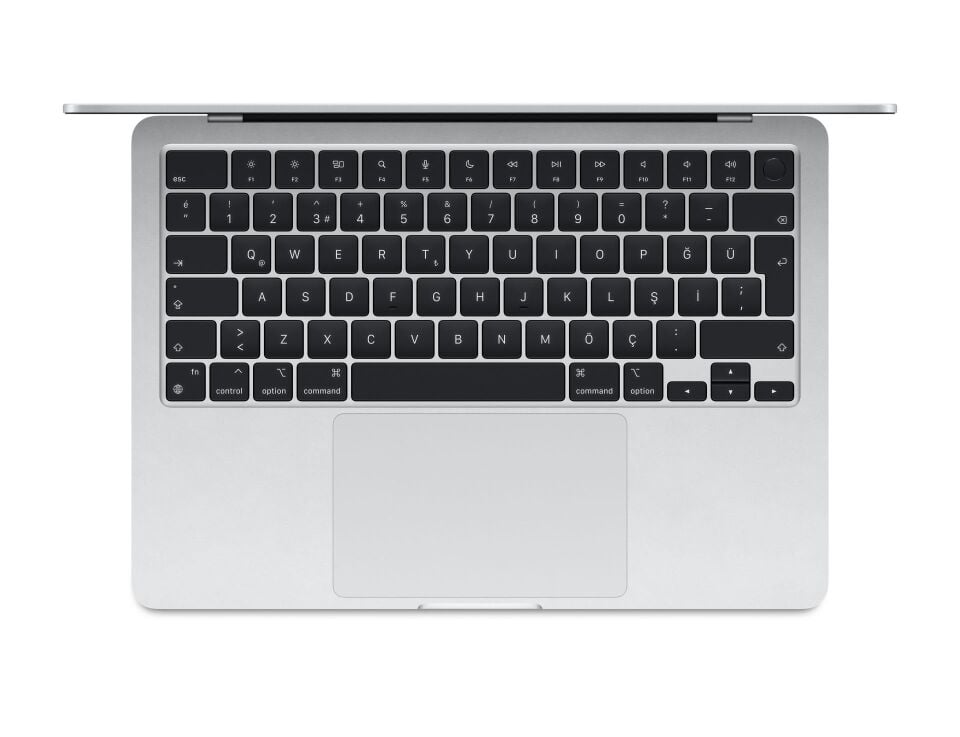Macbook Air M3, 16 gb, 256 gb gümüş renk