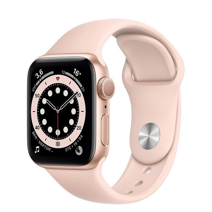 Apple Watch  6.ncı seri Gümüş , altın, uzay grisi 44 mm. Alüminyum Kasa ve Spor Kordon 4.049,00 TL Hafif özellikteki alüminyum kasa, uzay endüstrisi standartlarında %100 geri dönüştürülmüş bir alaşımdan üretiliyor.  İnovatif bir pim mekanizmasına sahip ol
