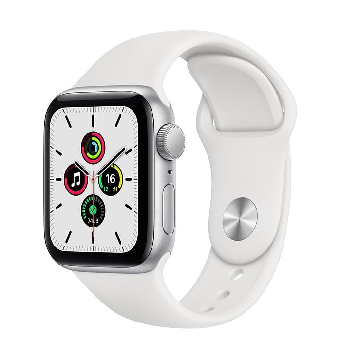 Apple Watch SE Gümüş Rengi, Uzay Grisi, Pembe, 44mm,  Alüminyum Kasa ve Spor Kordon Hafif özellikteki alüminyum kasa, uzay endüstrisi standartlarında %100 geri dönüştürülmüş bir alaşımdan üretiliyor.  İnovatif bir pim mekanizmasına sahip olan Spor Kordon,