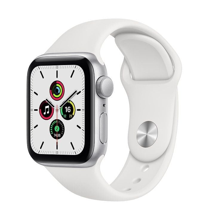 Apple Watch SE Gümüş Rengi, Uzay Grisi, Pembe, 44mm,  Alüminyum Kasa ve Spor Kordon Hafif özellikteki alüminyum kasa, uzay endüstrisi standartlarında %100 geri dönüştürülmüş bir alaşımdan üretiliyor.  İnovatif bir pim mekanizmasına sahip olan Spor Kordon,