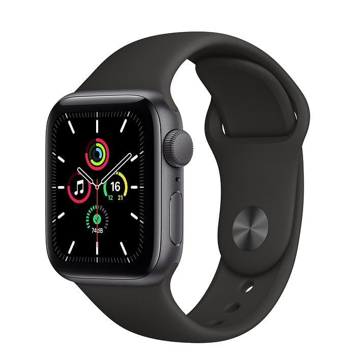 Apple Watch SE Gümüş Rengi, Uzay Grisi, Pembe, 44mm,  Alüminyum Kasa ve Spor Kordon Hafif özellikteki alüminyum kasa, uzay endüstrisi standartlarında %100 geri dönüştürülmüş bir alaşımdan üretiliyor.  İnovatif bir pim mekanizmasına sahip olan Spor Kordon,