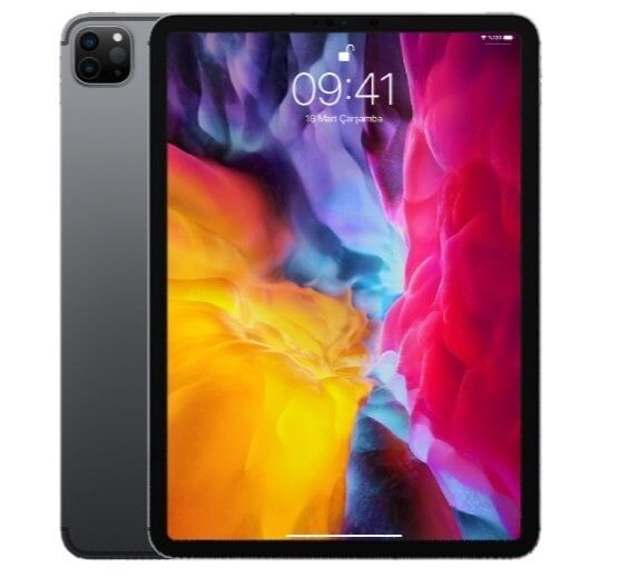 İPAD PRO  128 gb, WİFİ uzay grisi ve gümüş.  ProMotion teknolojisine sahip 11 inç Liquid Retina ekran  A12Z Bionic çip  Magic Keyboard ve Smart Keyboard Folio ile uyumluluk  Apple Pencil (2. nesil) ile uyumluluk